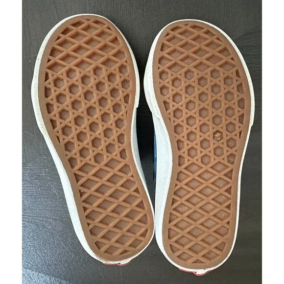 Vans Kids 10.5 Shark Print SK8 Shoes Black Blue - Picture 5 of 7